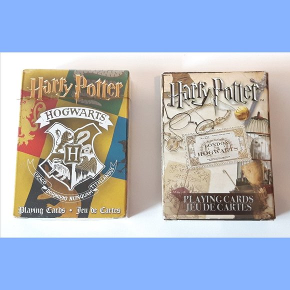 Harry Potter Playing Cards 2 Packs - Picture 1 of 3